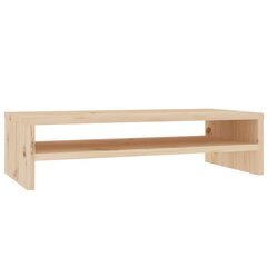 Näyttöteline 50x24x13 cm täysi mänty hinta ja tiedot | TV-tasot | hobbyhall.fi