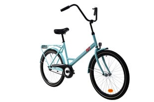 N1 Combi 24” polkupyörä, turkoosi hinta ja tiedot | Polkupyörät | hobbyhall.fi