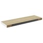 Kelluvat seinähyllyt 2 kpl tammi ja valkoinen 80x23,5x3,8cm MDF hinta ja tiedot | Hyllyt | hobbyhall.fi