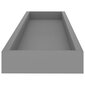 Loggia seinähyllyt 2 kpl harmaa 80x15x4 cm MDF hinta ja tiedot | Hyllyt | hobbyhall.fi