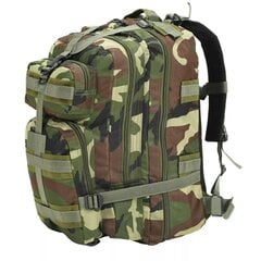 Armeijatyylinen reppu 50 l maastokuvio hinta ja tiedot | Urheilukassit ja reput | hobbyhall.fi