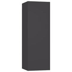 TV-tasot 4 kpl harmaa 30,5x30x90 cm lastulevy hinta ja tiedot | TV-tasot | hobbyhall.fi