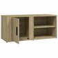 TV-taso Sonoma-tammi 80x31,5x36 cm tekninen puu hinta ja tiedot | TV-tasot | hobbyhall.fi