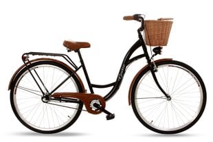 Goetze 28" polkupyörä korilla Nexus 3, musta hinta ja tiedot | Polkupyörät | hobbyhall.fi