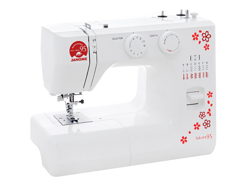 Janome Sakura 95 hinta ja tiedot | Ompelukoneet | hobbyhall.fi