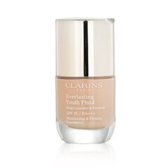 Meikinpohjustusvoide Clarins Everlasting Youth Fluid SPF15, 30 ml, 108.5 Cashew hinta ja tiedot | Meikkivoiteet ja puuterit | hobbyhall.fi