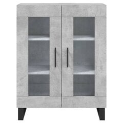 Kaappi betoninharmaa 69,5x34x180 cm tekninen puu hinta ja tiedot | Lipastot | hobbyhall.fi