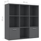 Kirjahylly , harmaa, 98x30x98cm, MDF hinta ja tiedot | Hyllyt | hobbyhall.fi