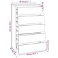 Laatikosto musta 60x36x103 cm tekninen puu hinta ja tiedot | Lipastot | hobbyhall.fi