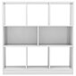 Kirjahylly korkeakiilto valkoinen 97,5x29,5x100 cm lastulevy hinta ja tiedot | Hyllyt | hobbyhall.fi