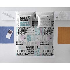 Icehome vuodevaatteet setti God Natt, 150x220, 3 osaa hinta ja tiedot | Pussilakanat ja tyynyliinat | hobbyhall.fi