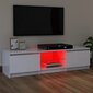 TV-taso LED-valoilla valkoinen 120x30x35,5 cm hinta ja tiedot | TV-tasot | hobbyhall.fi