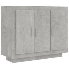 Senkki betoninharmaa 92x35x75 cm tekninen puu hinta ja tiedot | Olohuoneen kaapit ja lipastot | hobbyhall.fi