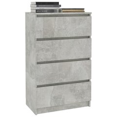 Senkki betoninharmaa 60x35x98,5 cm tekninen puu hinta ja tiedot | Olohuoneen kaapit ja lipastot | hobbyhall.fi