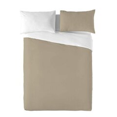 Pussilakana Naturals FUNDA NORDICA BICOLOR REVERSIBLE Beige Valkoinen Sänky 135 (220 x 270 cm) hinta ja tiedot | Pussilakanat ja tyynyliinat | hobbyhall.fi