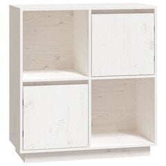 Senkki valkoinen 74x35x80 cm täysi mänty hinta ja tiedot | Olohuoneen kaapit ja lipastot | hobbyhall.fi