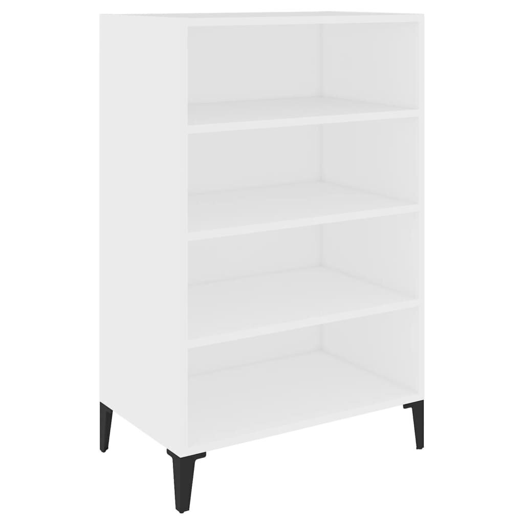 Senkki valkoinen 57x35x90 cm lastulevy hinta ja tiedot | Olohuoneen kaapit ja lipastot | hobbyhall.fi