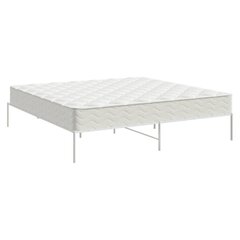 Metallinen sängynrunko valkoinen 193x203 cm hinta ja tiedot | Sängyt | hobbyhall.fi