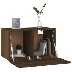 Seinäkaappi ruskea tammi 60x36,5x35 cm tekninen puu hinta ja tiedot | Olohuoneen kaapit ja lipastot | hobbyhall.fi