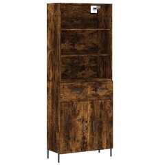 Kaappi savutammi 69,5x34x180 cm tekninen puu hinta ja tiedot | Lipastot | hobbyhall.fi