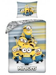 Puuvillaiset vuodevaatteet Minions, 140x200cm + 70x90cm hinta ja tiedot | Vuodevaatteet lapsille | hobbyhall.fi