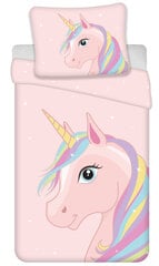 Unicorn Rainbow Mane Pussilakanasetti 140×200 cm, 70×90 cm hinta ja tiedot | Vuodevaatteet lapsille | hobbyhall.fi