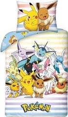 Pussilakanasetti Pokemon 140×200cm + tyynyliina 65x65 cm hinta ja tiedot | Vuodevaatteet lapsille | hobbyhall.fi