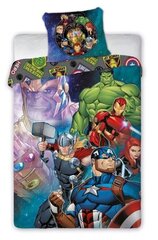 Vuodevaatteet Avengers 140 × 200cm, hinta ja tiedot | Vuodevaatteet lapsille | hobbyhall.fi