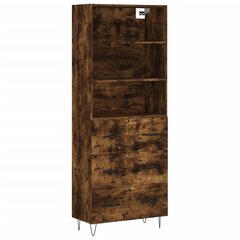 Kaappi savutammi 69,5x34x180 cm tekninen puu hinta ja tiedot | Lipastot | hobbyhall.fi