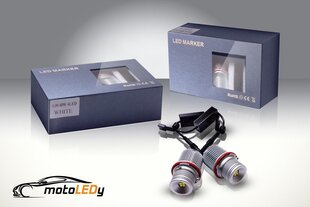 80W LED-lamppuja BMW E39, E53, E65, E66, E60, E61, E63, E64, E87 renkaisiin, 2 kpl:n setti hinta ja tiedot | Polttimot | hobbyhall.fi