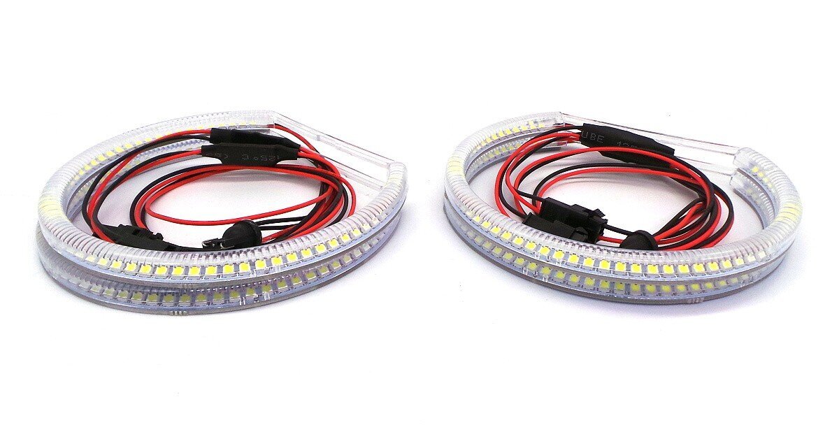 BMW E36 E38 E39 E46 Angel Eye LED-renkaiden sarja hinta ja tiedot | Polttimot | hobbyhall.fi