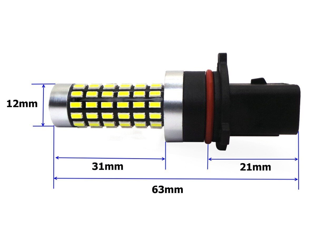 P13W LED-lamppu 12-24V CANBUS valkoinen 1200lm hinta ja tiedot | Polttimot | hobbyhall.fi