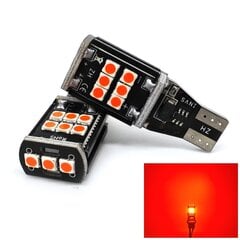 W16W LED-lamppu T15 12V 980lm CANBUS punainen hinta ja tiedot | Polttimot | hobbyhall.fi