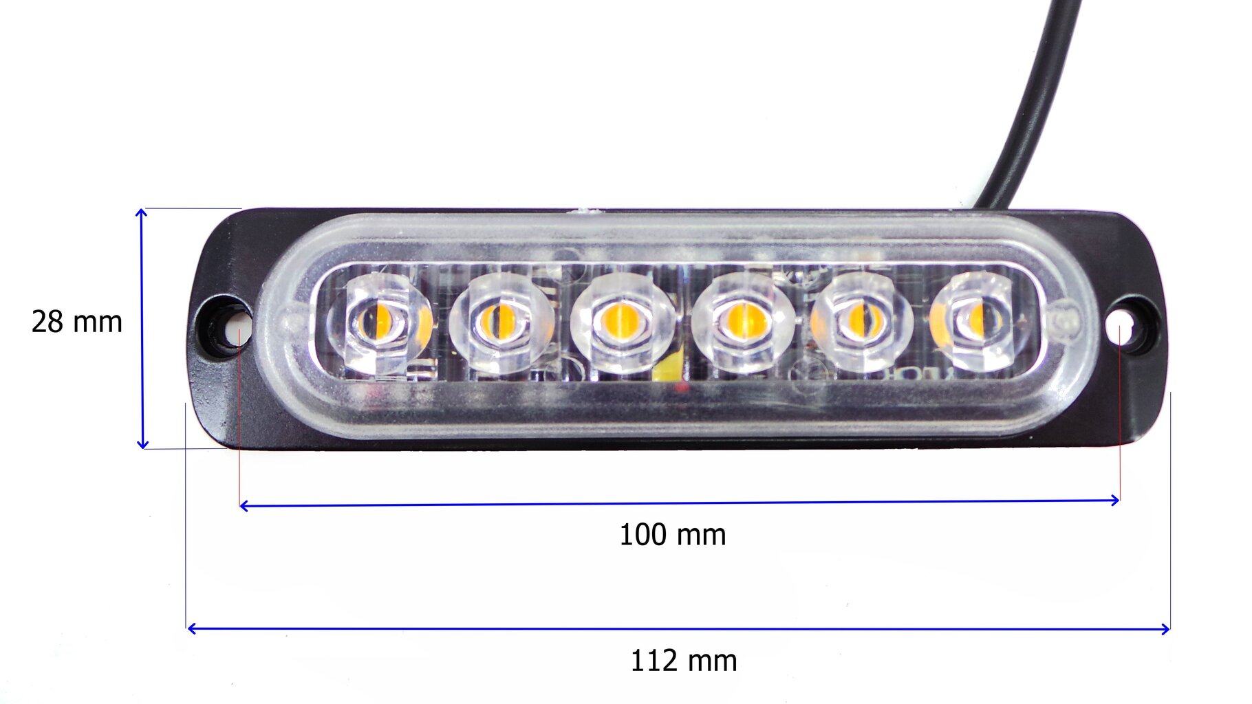 Sivuvalaisin, stroboskooppi 6 LED 12V-24V, oranssi hinta ja tiedot | Lisätarvikkeet autoiluun | hobbyhall.fi