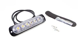 Sivuvalaisin, stroboskooppi 6 LED 12V-24V, oranssi hinta ja tiedot | Lisätarvikkeet autoiluun | hobbyhall.fi