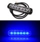 Merkkivalo, stroboskooppi 6 LED 12V-24V, sininen hinta ja tiedot | Lisätarvikkeet autoiluun | hobbyhall.fi