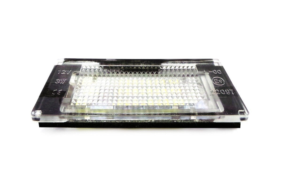 Mini LED rekisterikilven valaisimet 2x650lm, 2 kpl:n sarja hinta ja tiedot | Lisätarvikkeet autoiluun | hobbyhall.fi