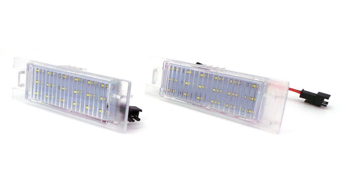 Opel, Hyundai, Fiat LED rekisterikilven valot 2x550lm, sarja 2kpl hinta ja tiedot | Lisätarvikkeet autoiluun | hobbyhall.fi