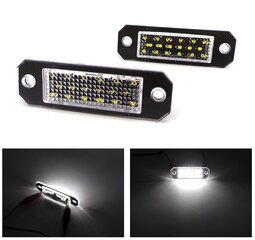 VW Caddy, Passat, Touran, T5, T6, rekisterikilven valot LED 2x550lm, sarja 2kpl hinta ja tiedot | Lisätarvikkeet autoiluun | hobbyhall.fi