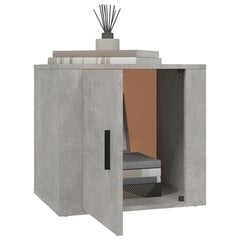 Yöpöydät 2 kpl betoninharmaa 50x39x47 cm hinta ja tiedot | Yöpöydät | hobbyhall.fi