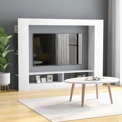 TV-kaappi, 152x22x113cm, valkoinen hinta ja tiedot | TV-tasot | hobbyhall.fi