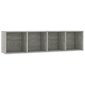 Kirjahylly/TV-taso betoninharmaa 143x30x36 cm hinta ja tiedot | Hyllyt | hobbyhall.fi