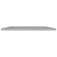 Kirjahyllytasot 4 kpl betoninharmaa 80x40x1,5 cm lastulevy hinta ja tiedot | Hyllyt | hobbyhall.fi