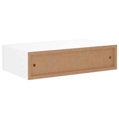 Seinälaatikkohylly valkoinen 40x23,5x10 cm MDF hinta ja tiedot | Hyllyt | hobbyhall.fi