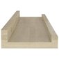 Seinähyllyt 4 kpl Sonoma-tammi 40x9x3 cm hinta ja tiedot | Hyllyt | hobbyhall.fi