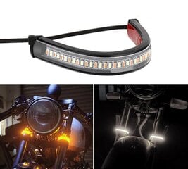 DRL FLEX LED-päiväajovalot + dynaamiset moottoripyörän ajosuunnat 12V hinta ja tiedot | Ajovalot | hobbyhall.fi