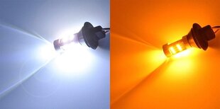 2x LED-lamppu PY21W, BAU15S 12-18V CANBUS suunta + päivävalo DRL hinta ja tiedot | Ajovalot | hobbyhall.fi