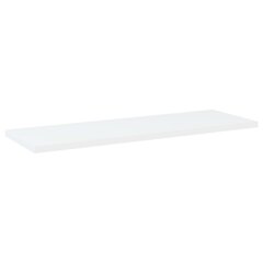 Kirjahyllytasot 4 kpl valkoinen 60x20x1,5 cm lastulevy hinta ja tiedot | Hyllyt | hobbyhall.fi