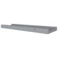 Tauluhyllyt 2 kpl harmaa 40x9x3 cm MDF hinta ja tiedot | Hyllyt | hobbyhall.fi