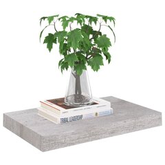 Kelluva seinähylly betoninharmaa 40x23x3,8 cm MDF hinta ja tiedot | Hyllyt | hobbyhall.fi